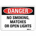 Danger Sign 10 in x 14 in Aluminum
