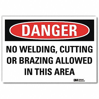 Danger Sign 7inx10in Reflective Sheeting