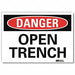 Danger Sign 7 in x 10 in Rflct Sheeting