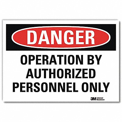 Danger Sign 5inx7in Reflective Sheeting