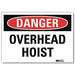 Danger Sign 10 in x 14 in Rflct Sheeting