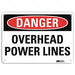 Danger Sign 10 inx14 in Aluminum