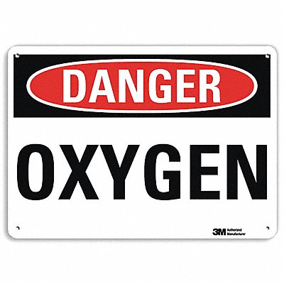 Danger Sign 10 inx14 in Aluminum