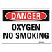 Danger Sign 5inx7in Reflective Sheeting