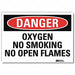 Danger Sign 5inx7in Reflective Sheeting