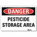 Danger Sign 7inx10in Reflective Sheeting