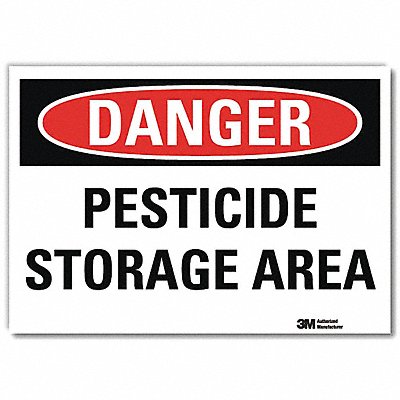 Danger Sign 5inx7in Reflective Sheeting