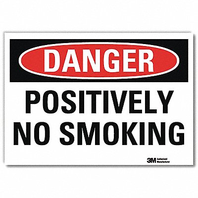 Danger Sign 7 in x 10 in Rflct Sheeting