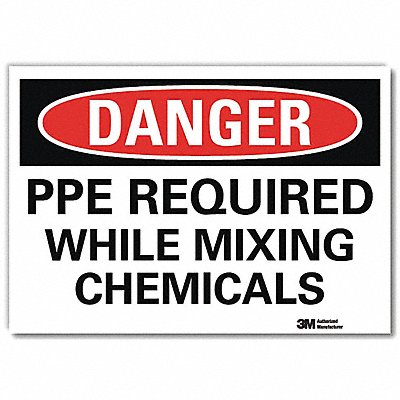 Danger Sign 7inx10in Reflective Sheeting