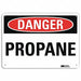 Danger Sign 10 in x 14 in Plastic