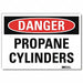 Danger Sign 7inx10in Reflective Sheeting