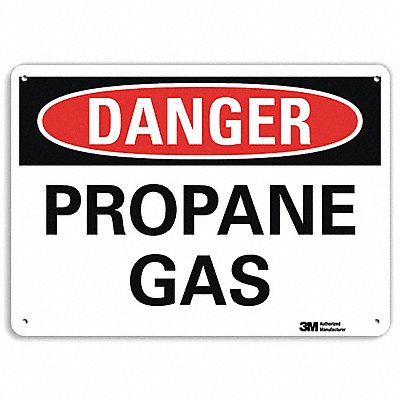 Danger Sign 7 in x 10 in Aluminum