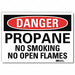 Danger Sign 7inx10in Reflective Sheeting