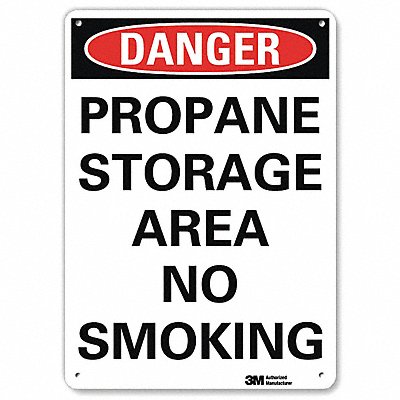 Danger Sign 10 in x 7 in Aluminum