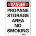 Danger Sign 5inx7in Reflective Sheeting