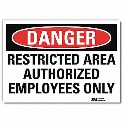 Danger Sign 5inx7in Reflective Sheeting