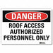 Danger Sign 5inx7in Reflective Sheeting