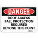 Danger Sign 10 in x 14 in Aluminum