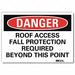 Danger Sign 7inx10in Reflective Sheeting