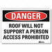 Danger Sign 7 in x 10 in Rflct Sheeting