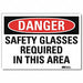 Danger Sign 7 in x 10 in Rflct Sheeting