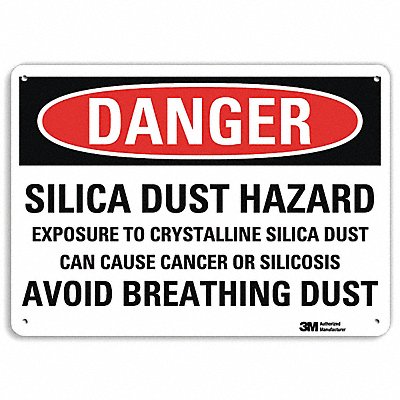 Danger Sign 10 inx14 in Plastic