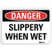 Danger Sign 10 in x 14 in Aluminum