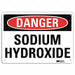 Danger Sign 7 in x 10 in Aluminum