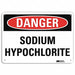 Danger Sign 7 in x 10 in Aluminum
