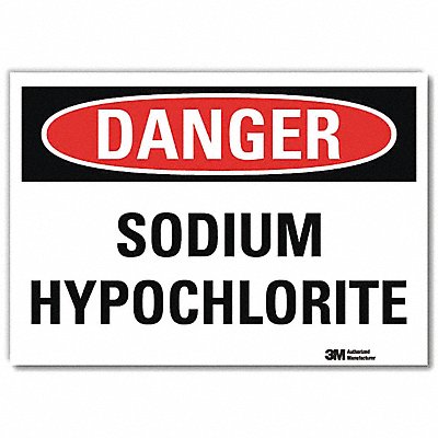 Danger Sign 7inx10in Reflective Sheeting