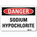Danger Sign 10inx14in Reflctv Sheeting