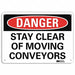 Danger Sign 7 in x 10 in Aluminum