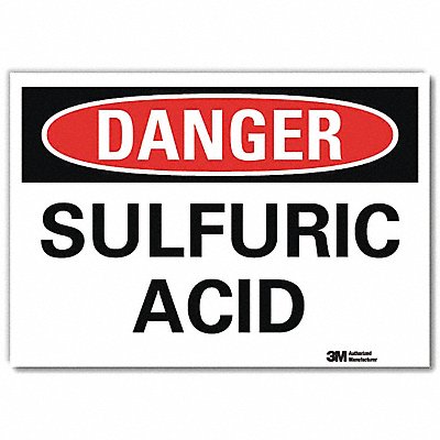 Danger Sign 7inx10in Reflective Sheeting