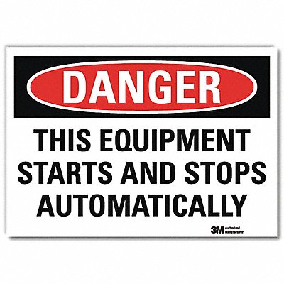 Danger Sign 7inx10in Reflective Sheeting