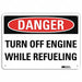 Danger Sign 10 inx14 in Aluminum