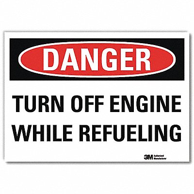 Danger Sign 7inx10in Reflective Sheeting