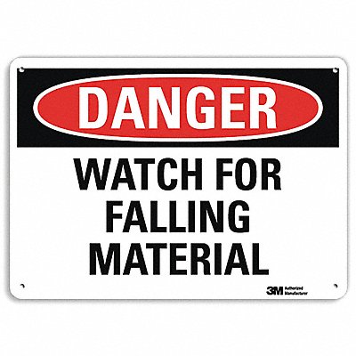 Danger Sign 10 in x 14 in Aluminum