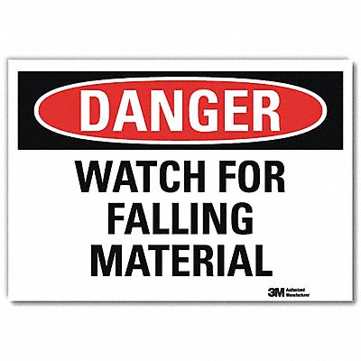 Danger Sign 5 in x 7 in Rflct Sheeting