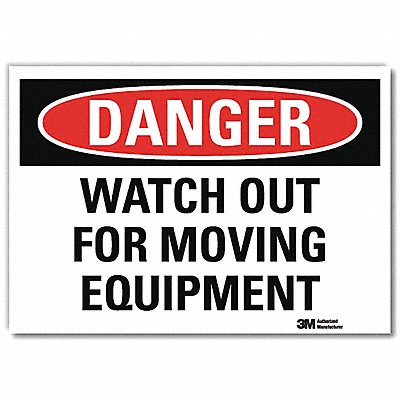 Danger Sign 10inx14in Reflctv Sheeting