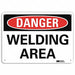 Danger Sign 7 in x 10 in Aluminum
