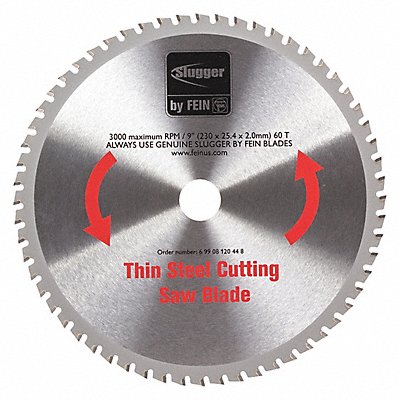 Circular Saw Blade 9 in Blade 60 Teeth