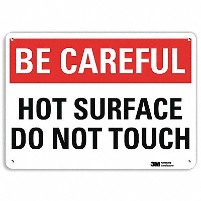 Safety Sign 7 in x 10 in Plastic