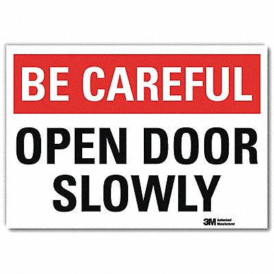 Safety Decal 7x10in Reflective Sheeting