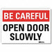 Safety Decal 10x14in Reflective Sheeting