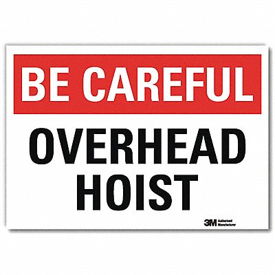 Safety Decal 7 in x 10 in Rflct Sheeting