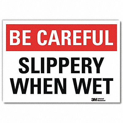 Safety Decal 7inx10in Reflctv Sheeting