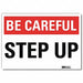Safety Decal 7 in x 10 in Rflct Sheeting