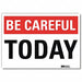 Safety Decal 5 in x 7 in Rflct Sheeting