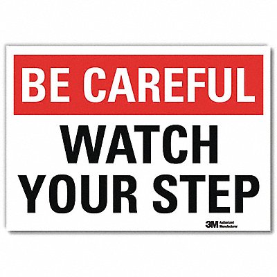 Safety Decal 7inx10in Reflctv Sheeting