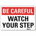Safety Decal 7inx10in Reflctv Sheeting